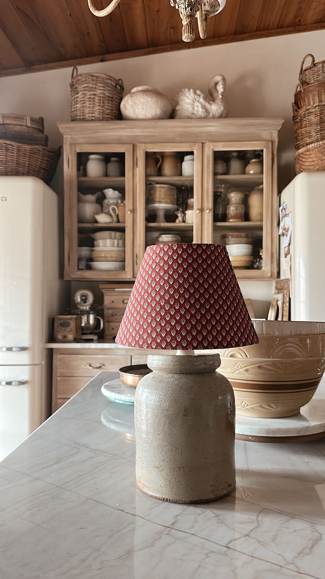 Cottagecore Kitchen Lamp