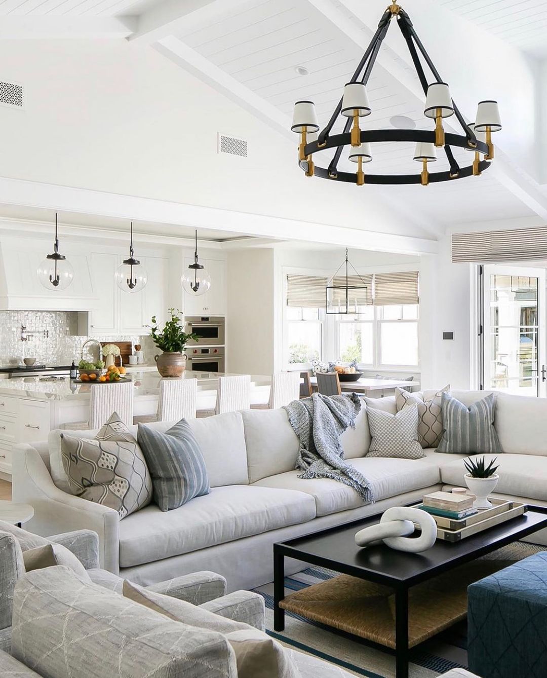 Cozy Coastal Chic Kitchen