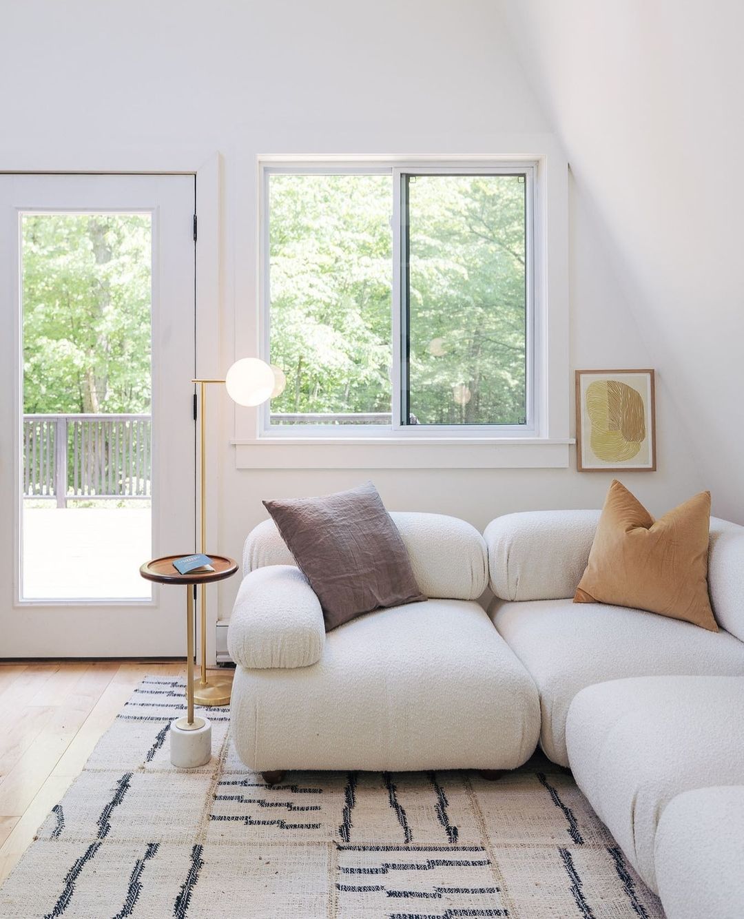 Cozy Contemporary Living Room View