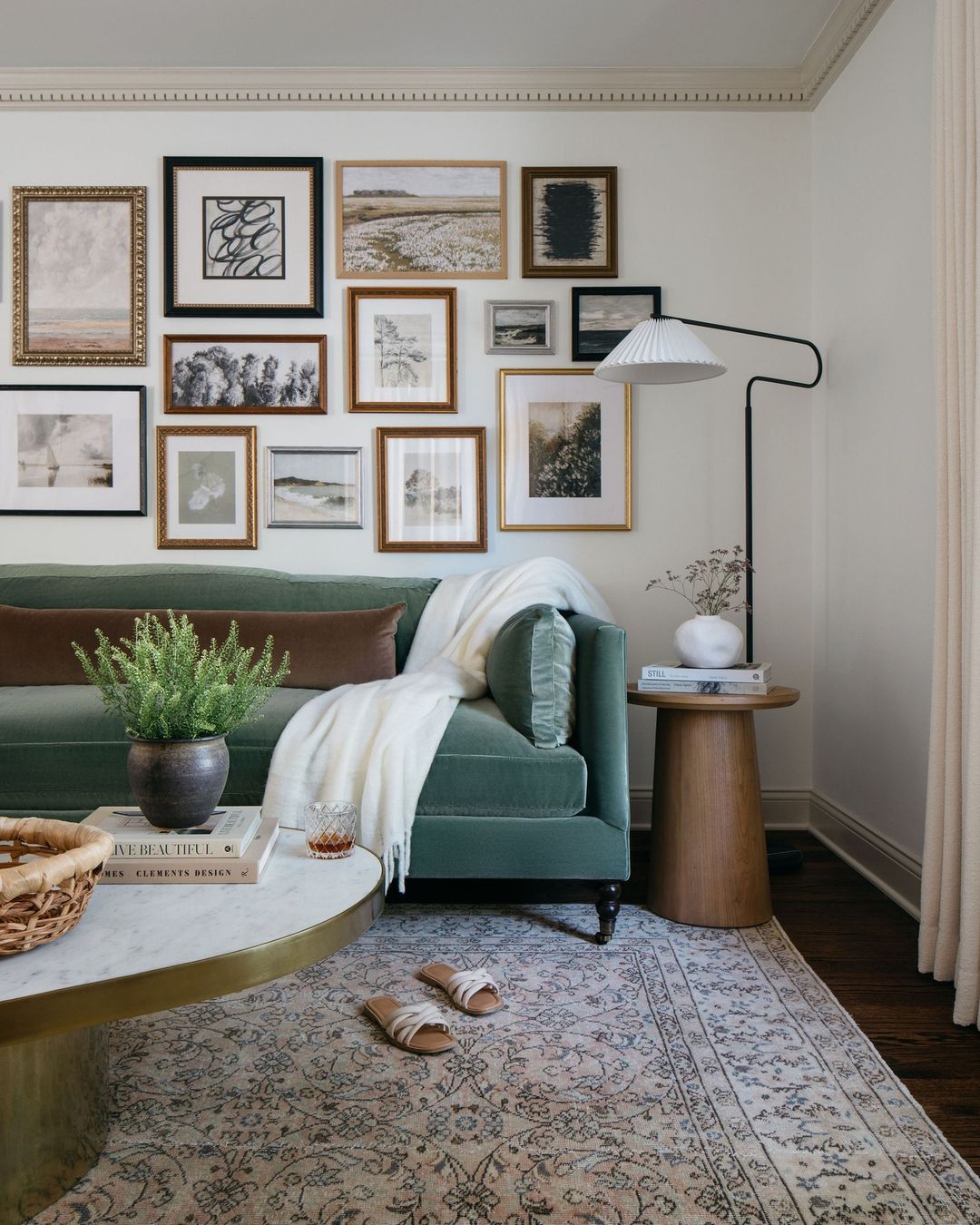 Cozy Corner Gallery Wall
