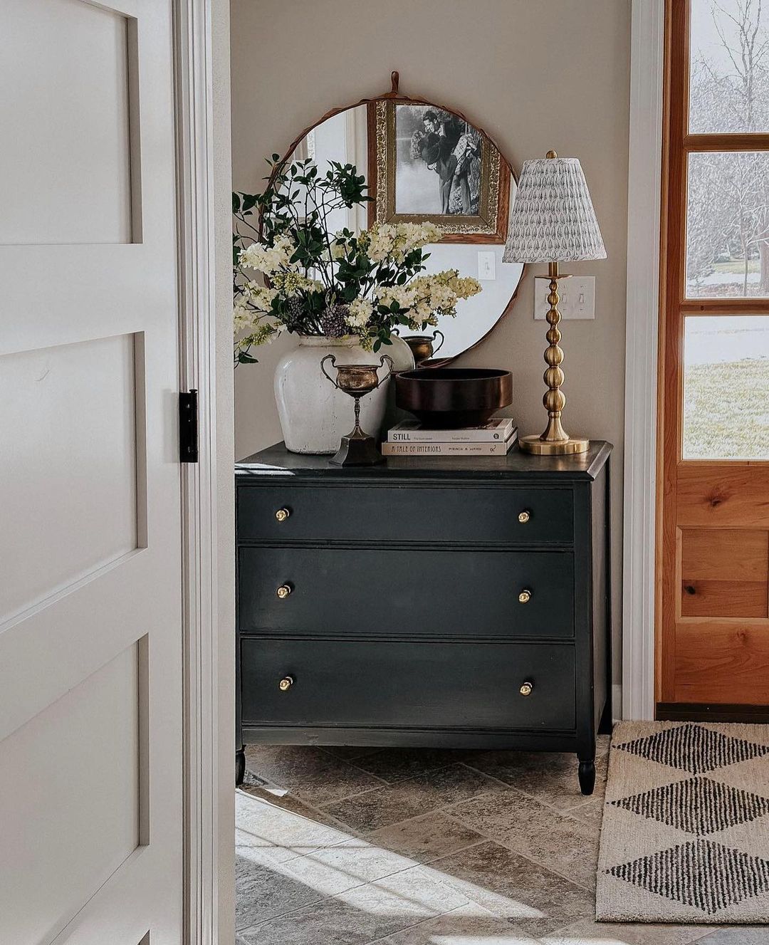 Cozy Timeless Entryway Styling