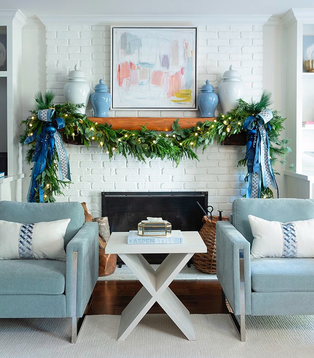 Crisp Blue Holiday Cheer