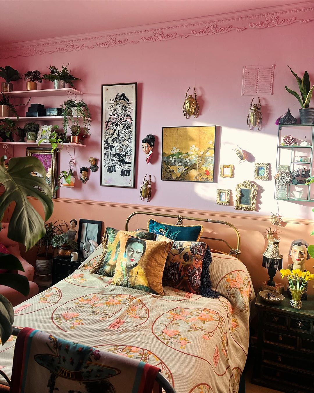 Cultural Eclecticism Bedroom
