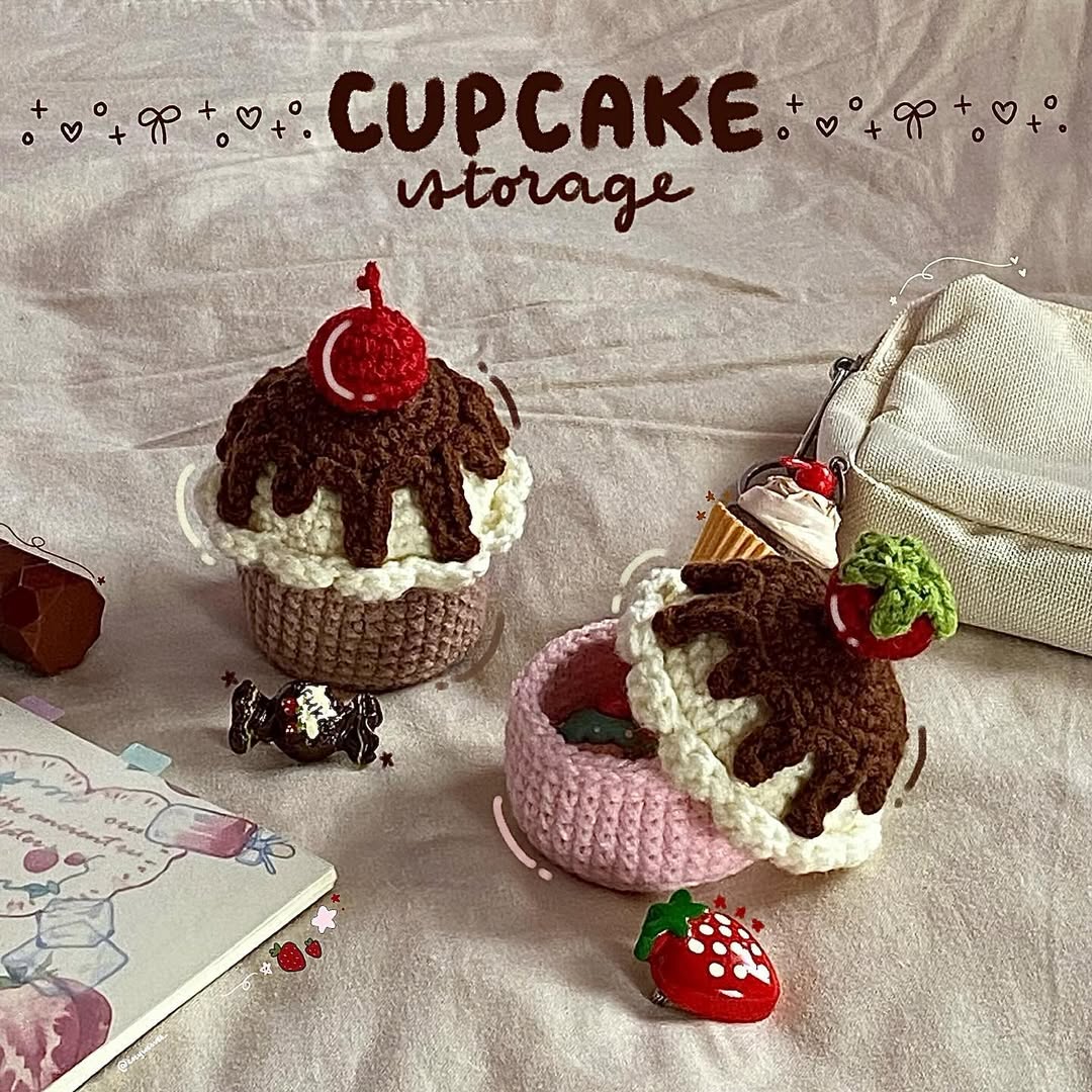 Cupcake-Shaped Secret Storage Containers