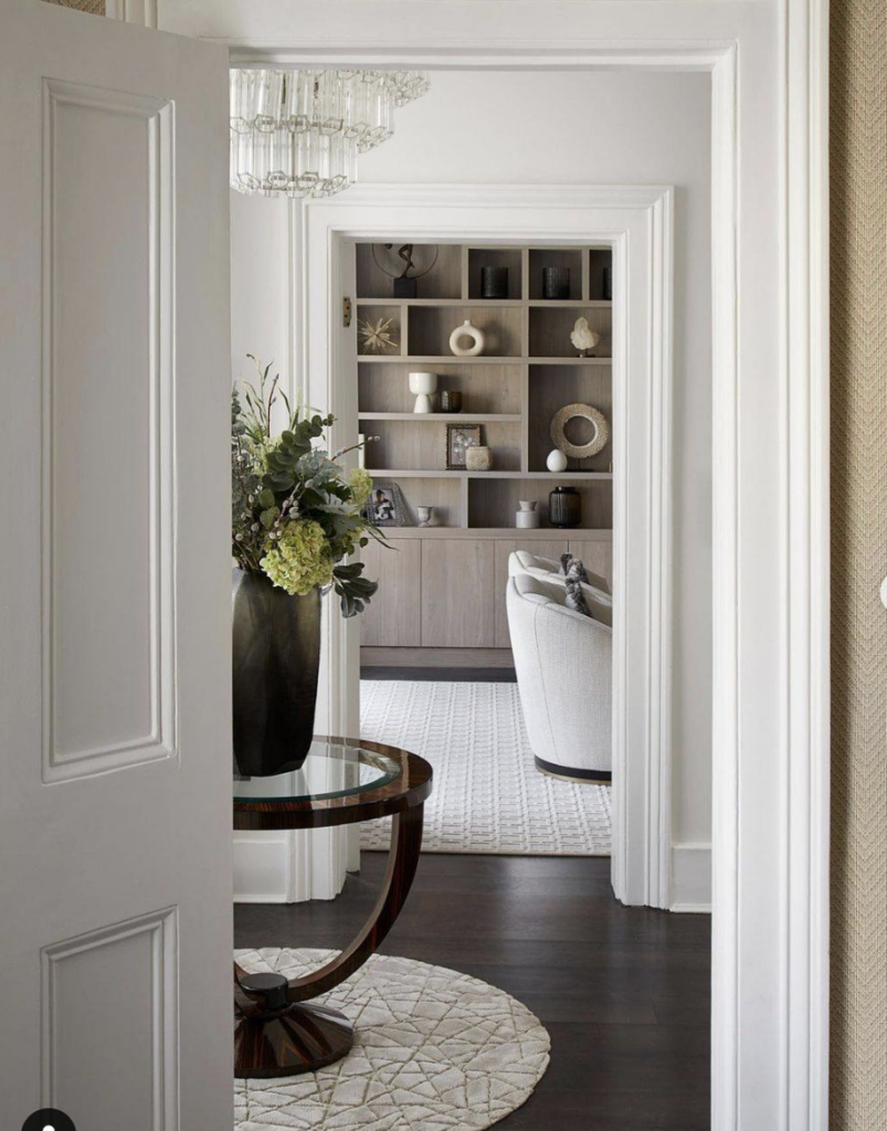 Dark Wood Entrance Flooring