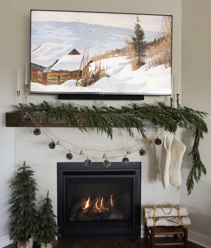 Decorative Corner Fireplace Frame
