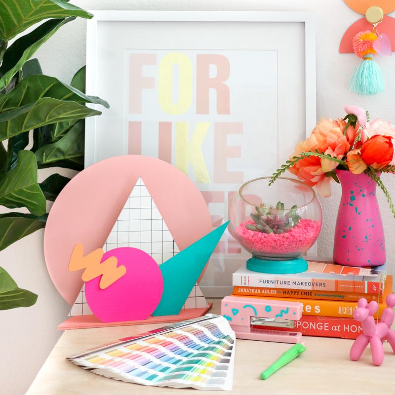 Desktop organizer with S inspiration