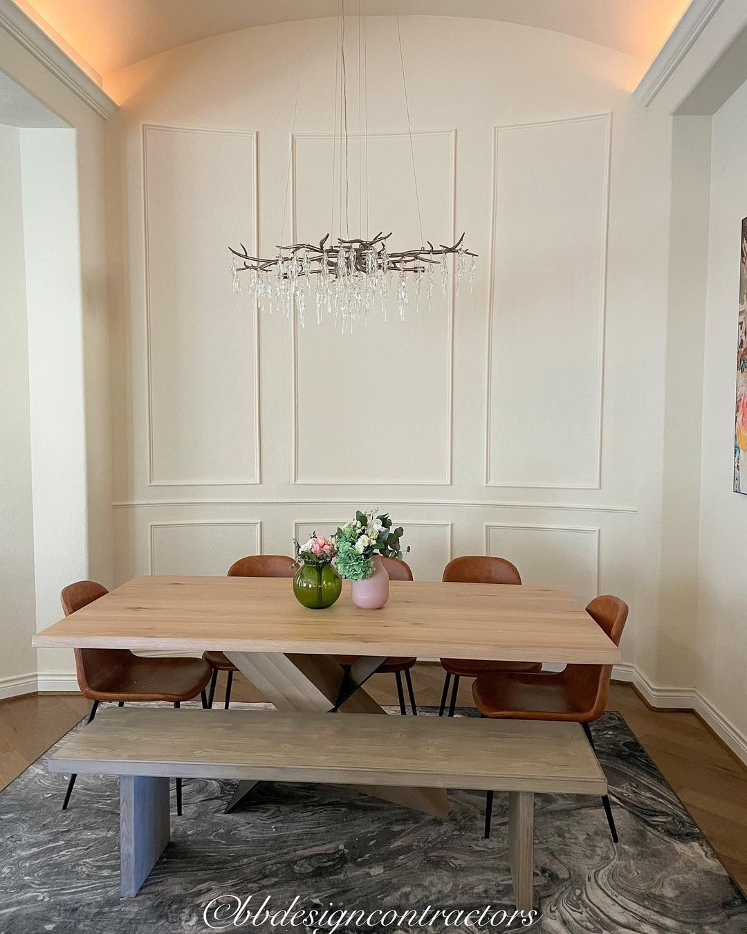 Wood Panelling Accent Wall