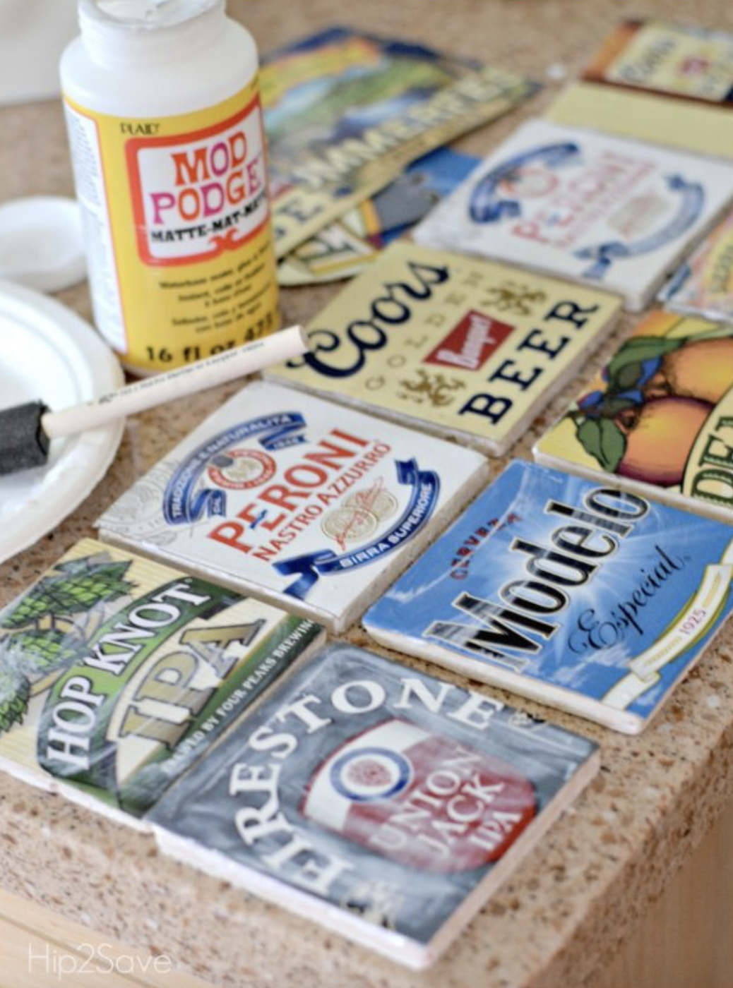 DIY Beer Coaster