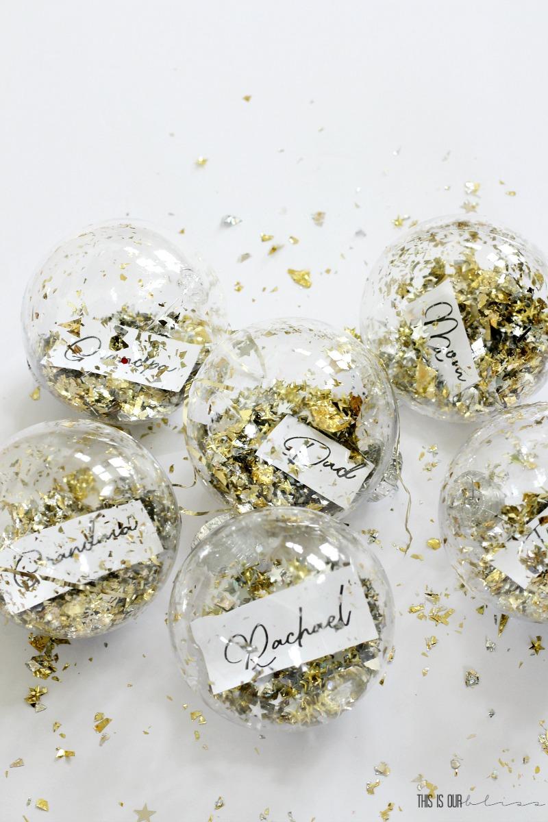 DIY Dollar Tree Christmas Ornaments