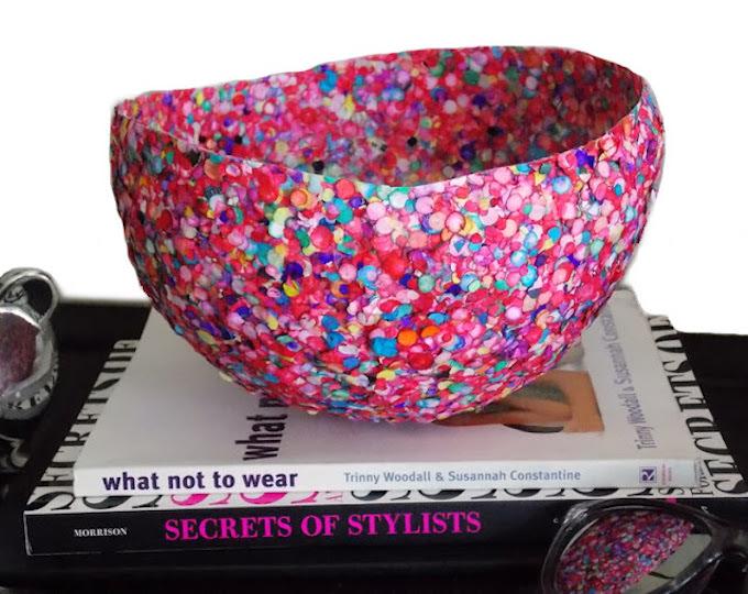 DIY Dollar Tree Confetti Bowls