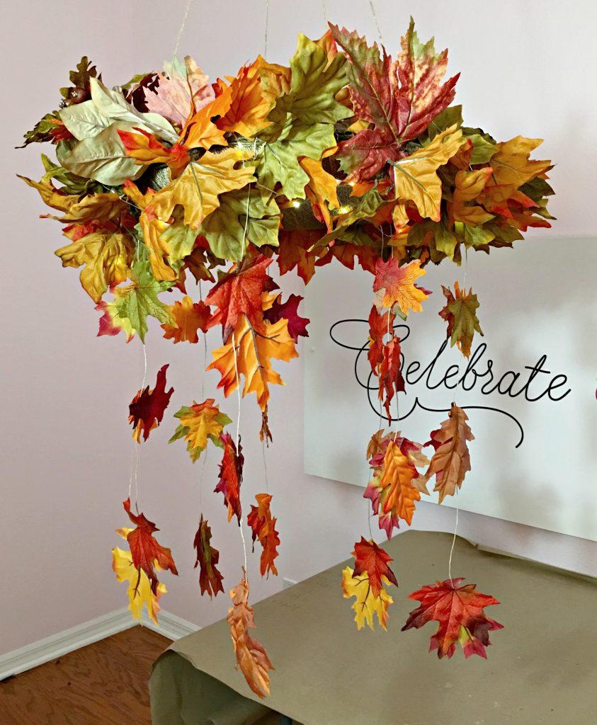 DIY Dollar Tree Fall Leaf Wreaths