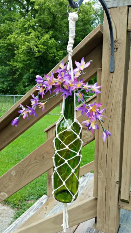 DIY wine bottle crafts