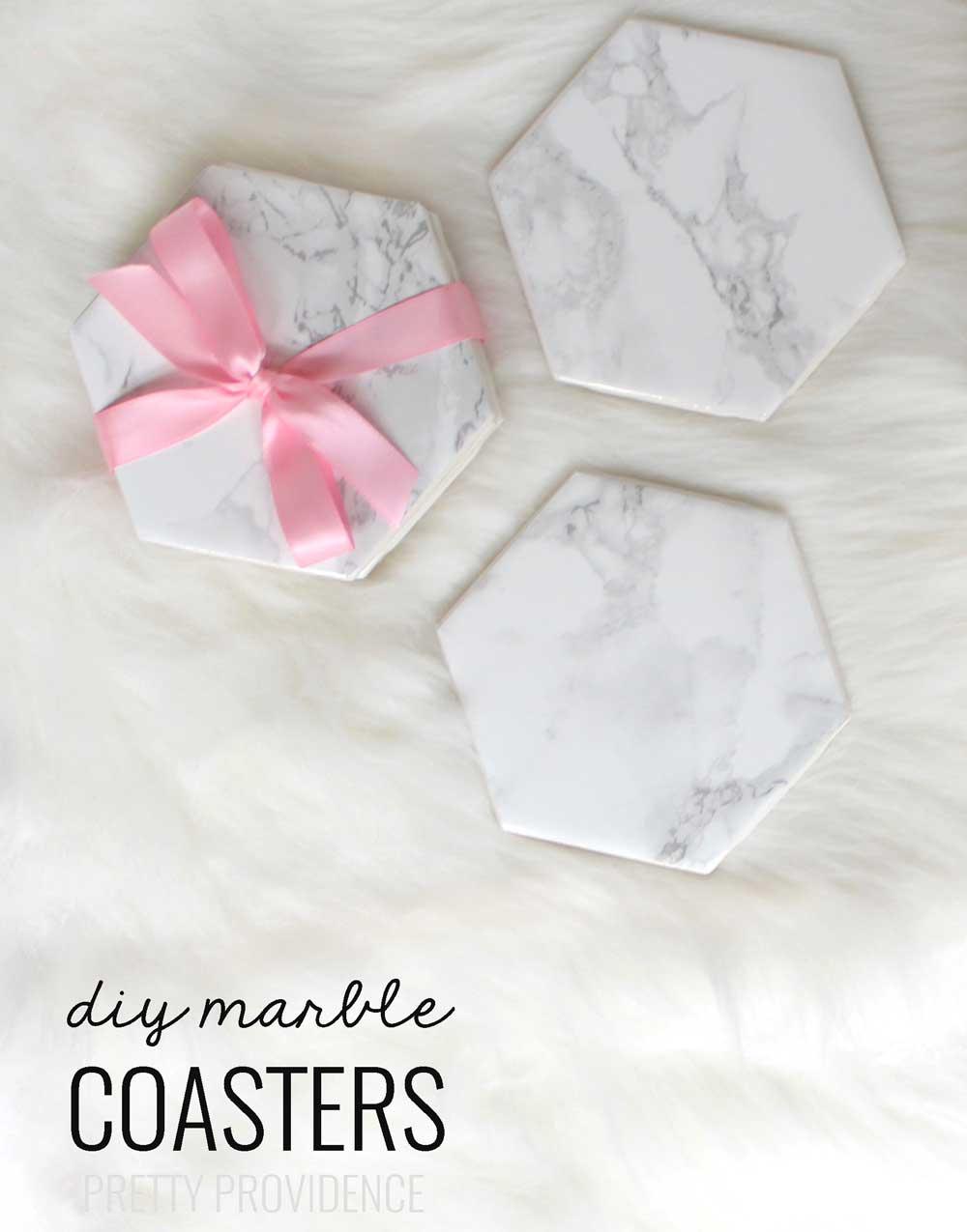 DIY Marble Coaster