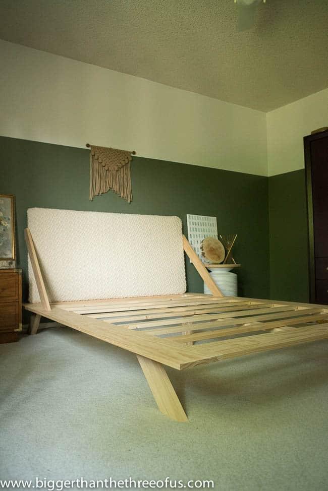 DIY Mid-Century Bed Frame