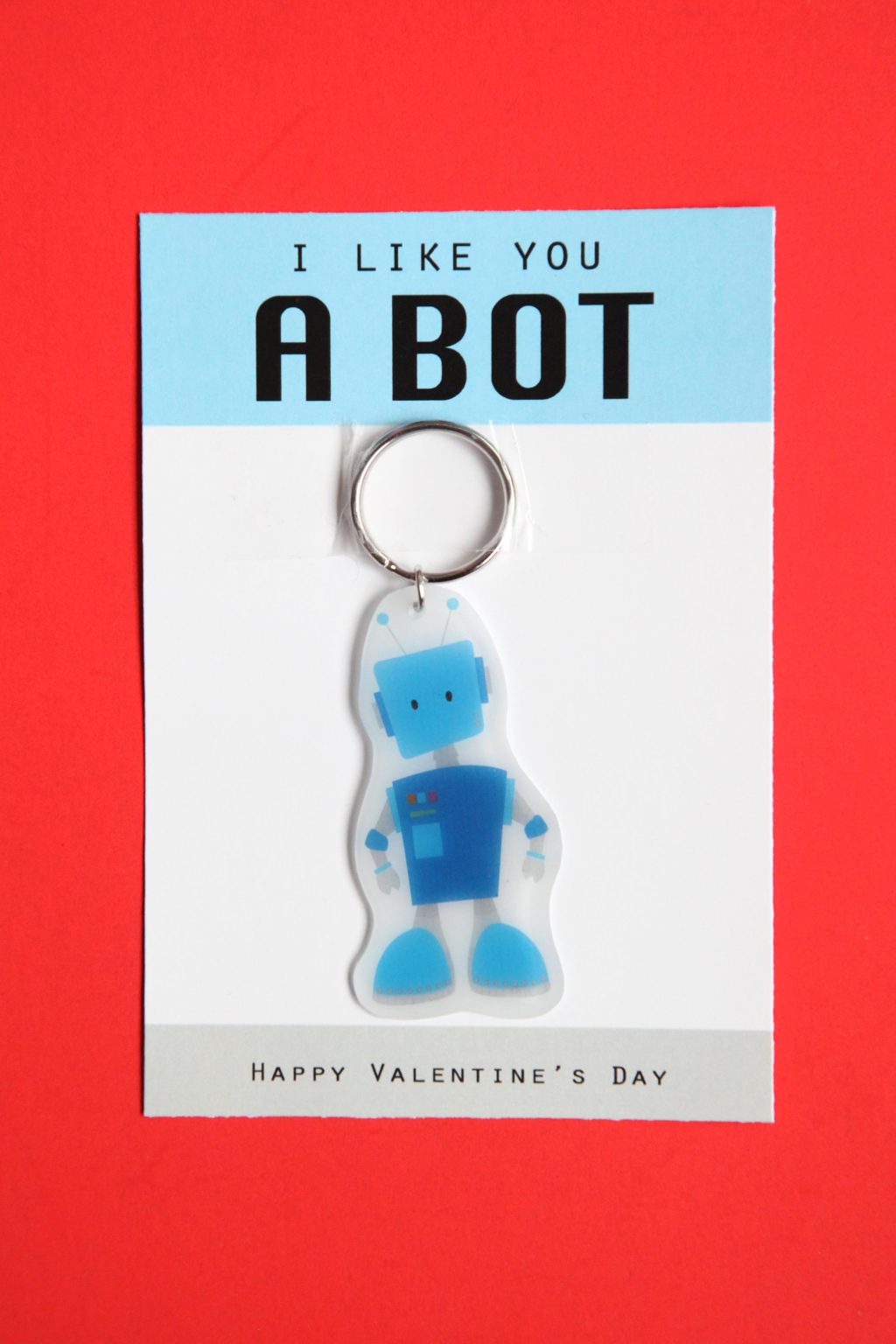 DIY Plastic Robot Keychain