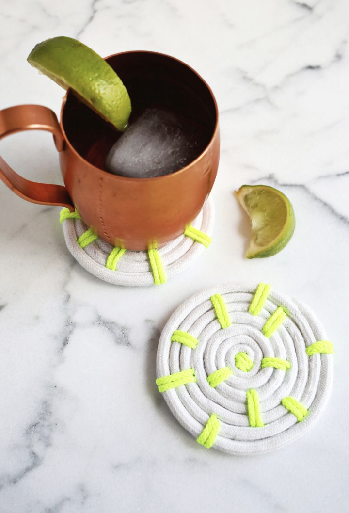 DIY Rope Coasters