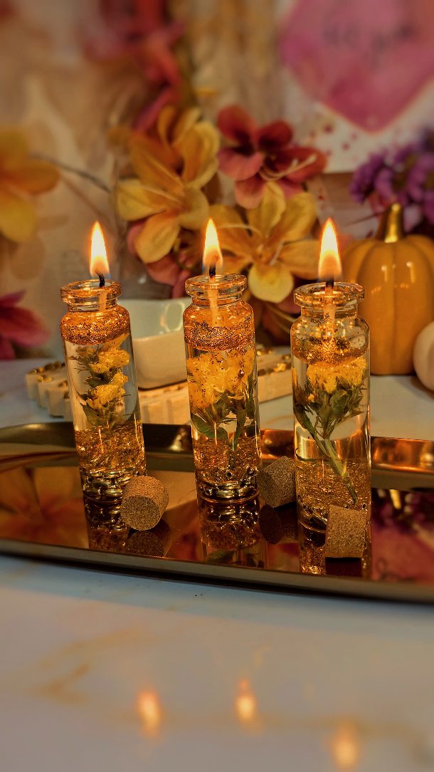 DIY Water Magic Candles
