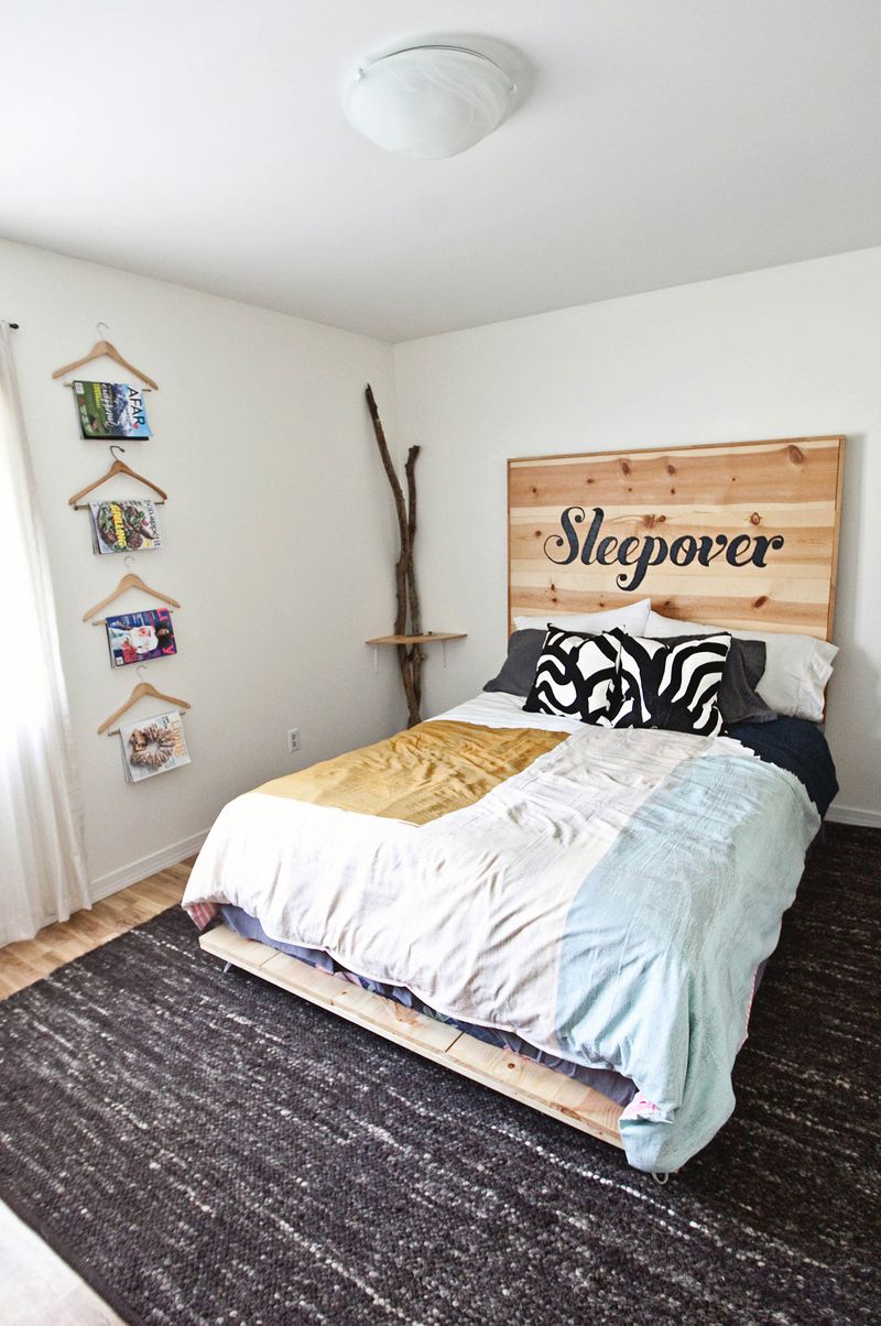DIY Wood Frame for a Simple Bed
