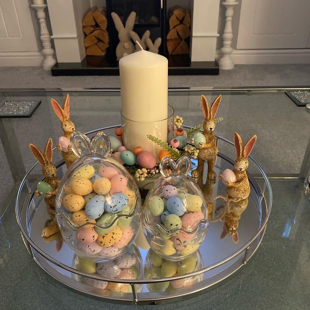 Easter Coffee Table Decor