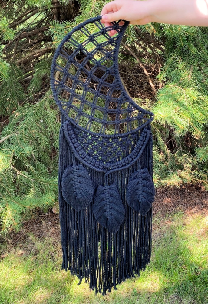 Moon Catcher DIY Macrame Wall Hanging