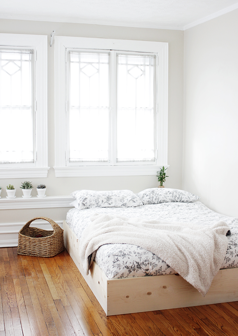 Easy Weekend DIY Low Box Bed for a Larger Cabin Room