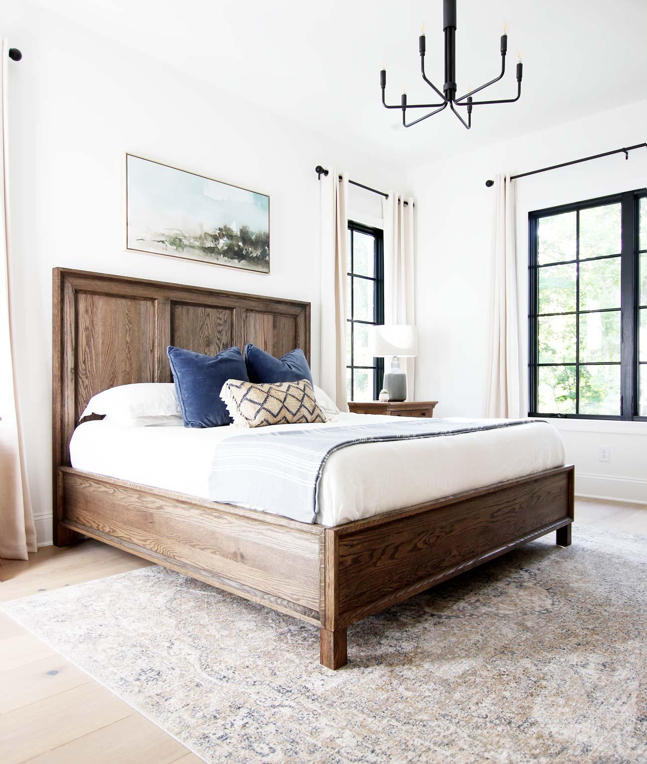 Elaborate DIY King Bed Frame