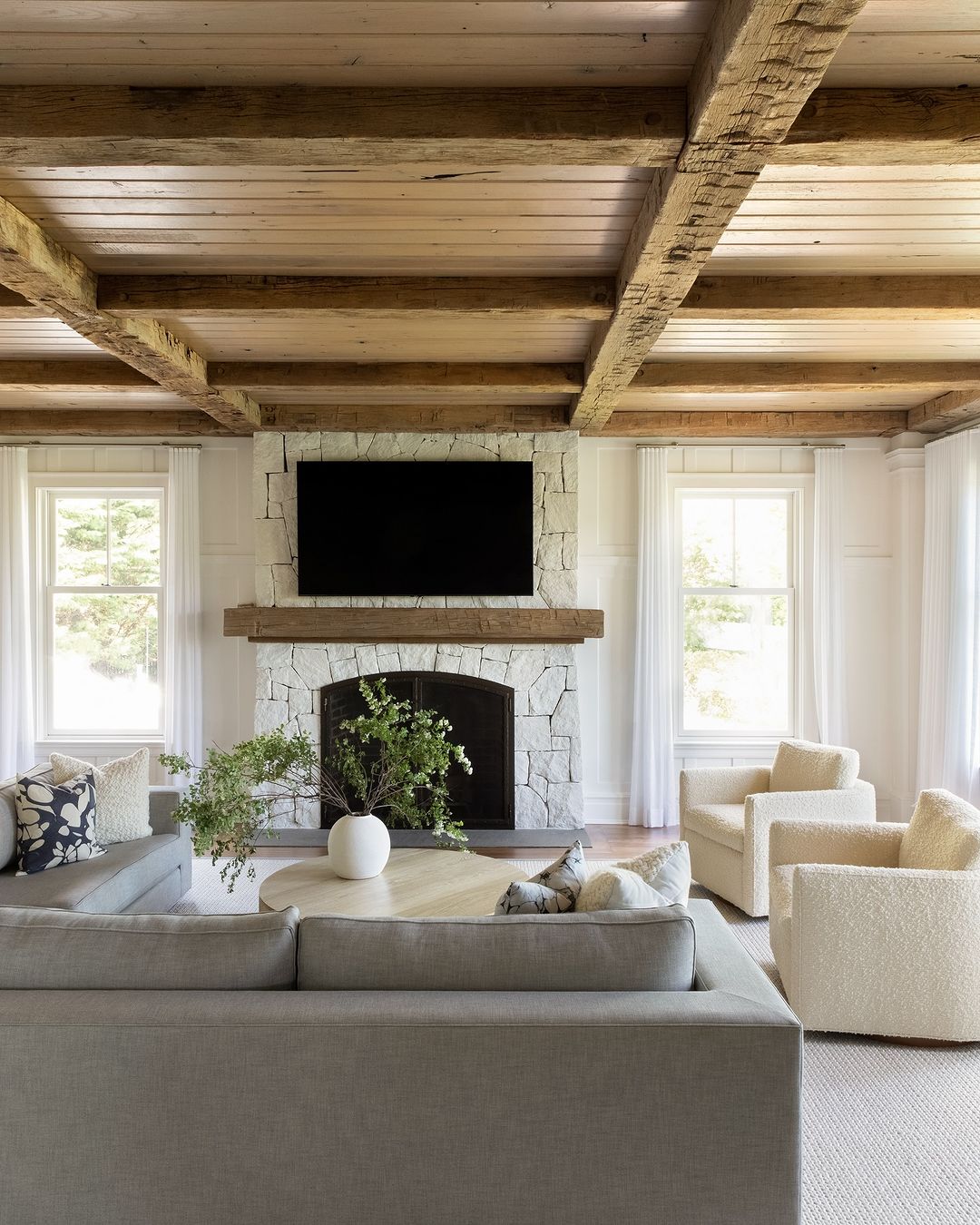 Elegant Rustic Beams