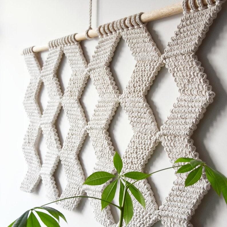 Emerald Pattern DIY Macrame Wall Hanging