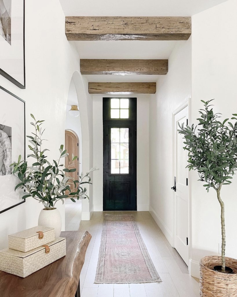 Entryway Floors from Pallet Wood