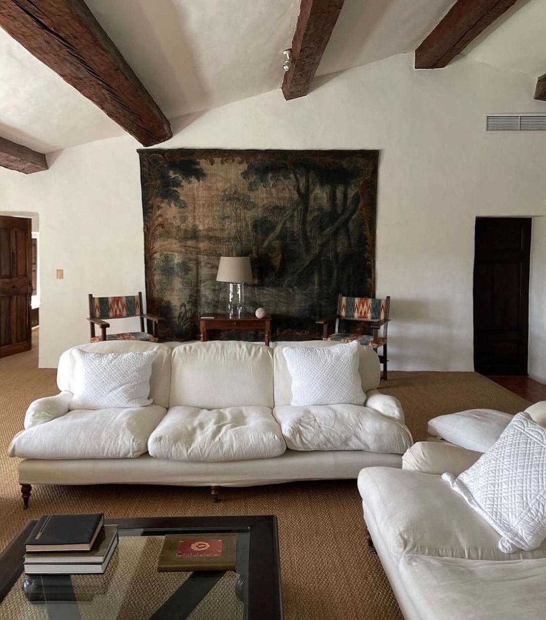 Exposed Beams with Rustic Elegance