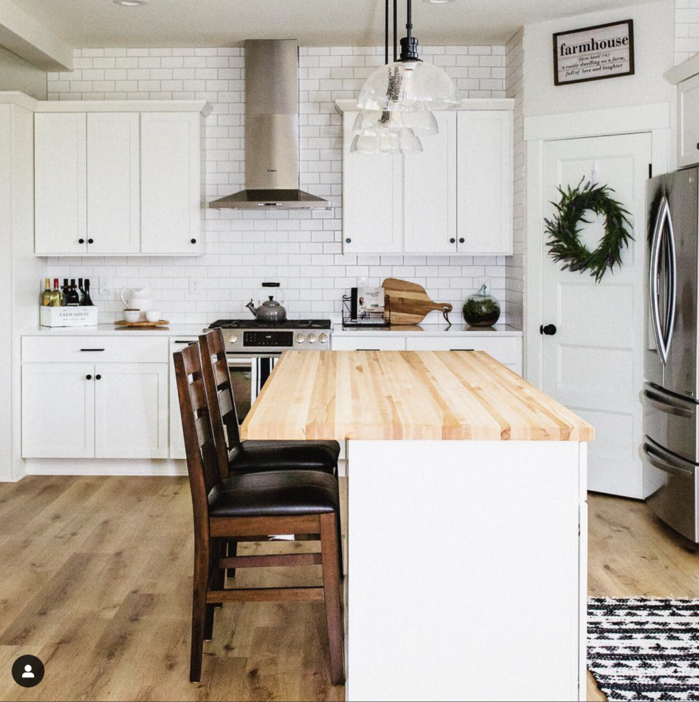 Farmhouse Butcher Block Island