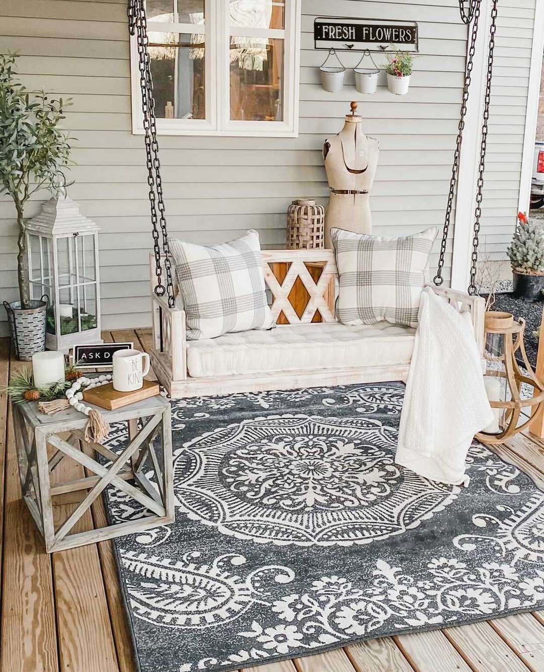 Rustic Charm Swing