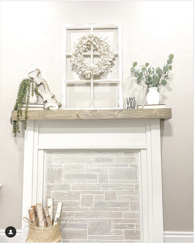 Farmhouse Window Pane Wall Ideas