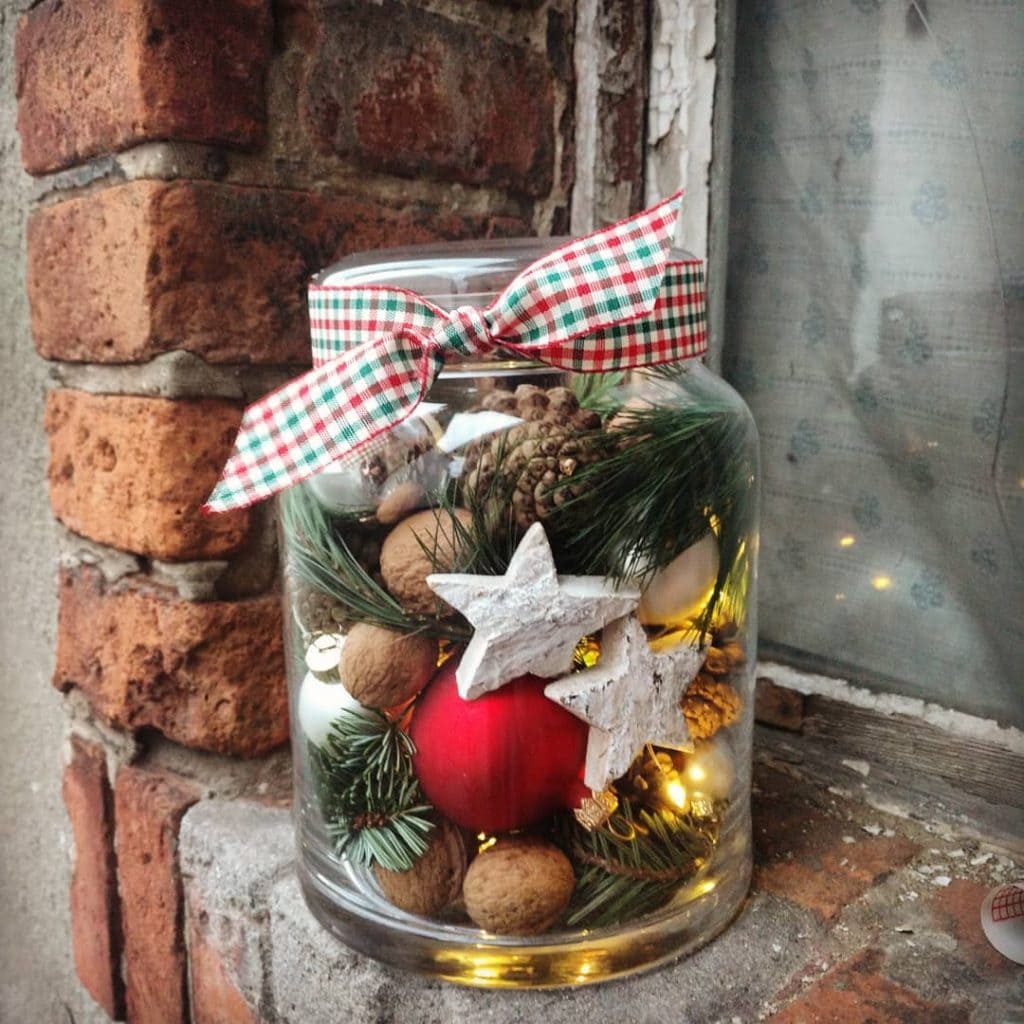 Filled Christmas Jar