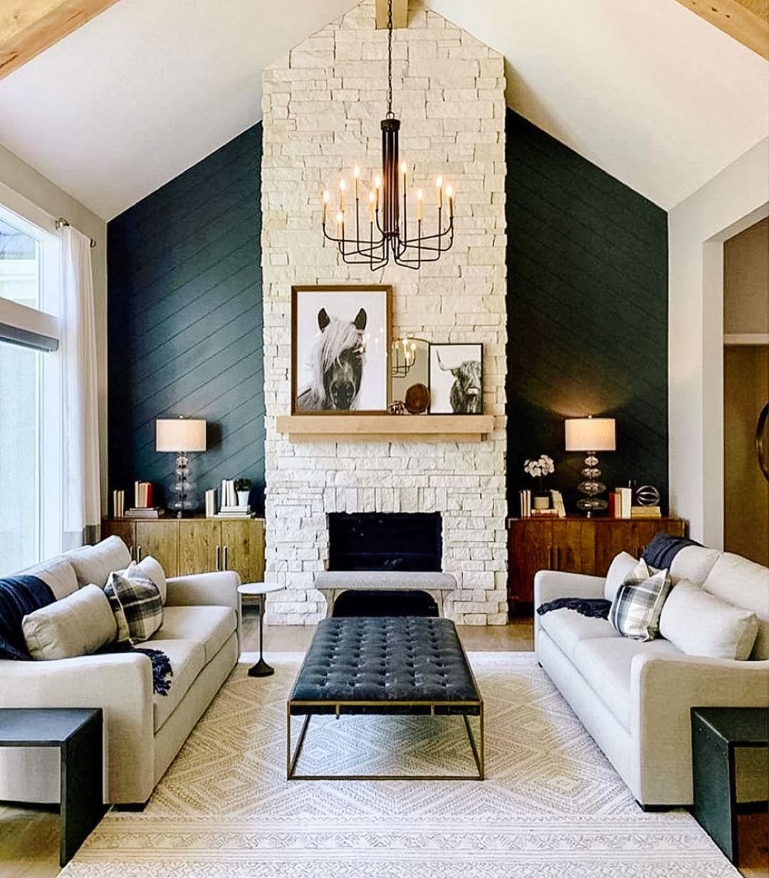 Fireplace Wall Color