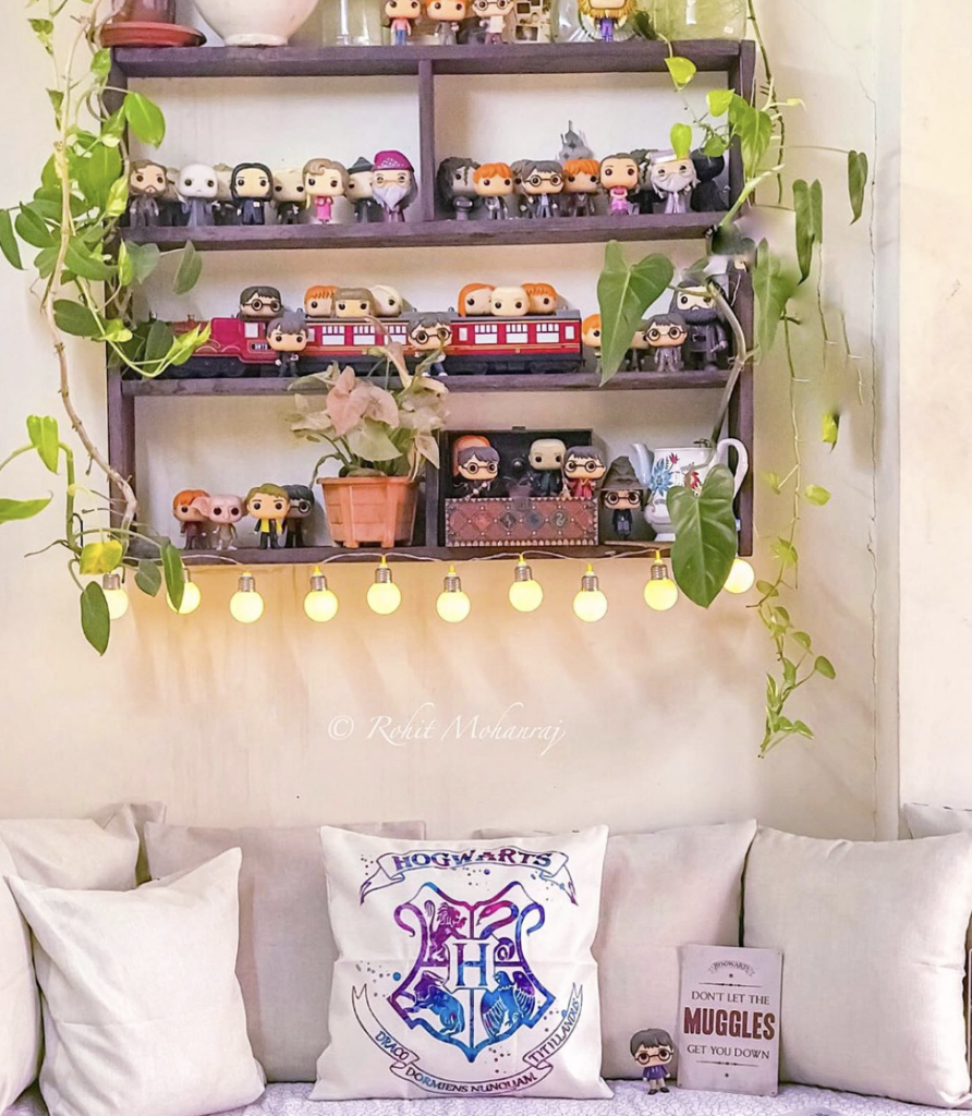 Floating Shelf Behind Couch
