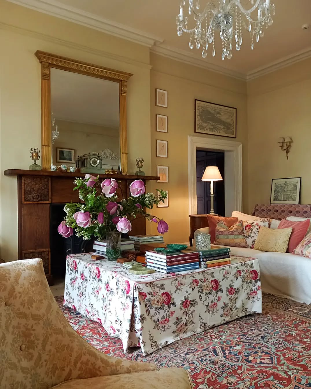 Floral Grandmacore Elegance