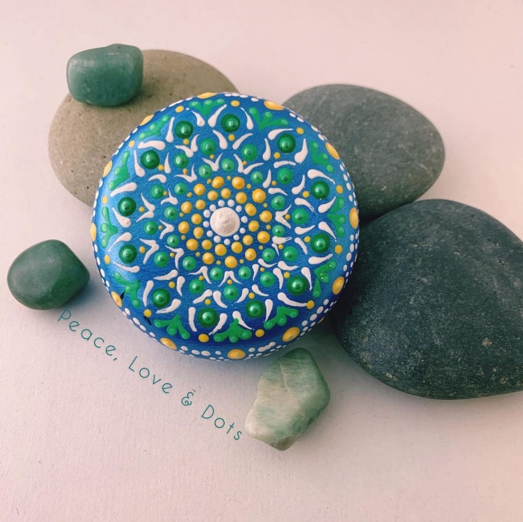 Floral Style Mandala Art