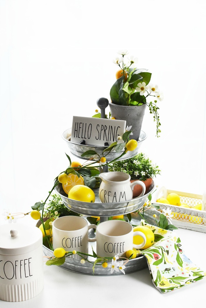 Fresh Farmhouse Citrus Coffee Bar