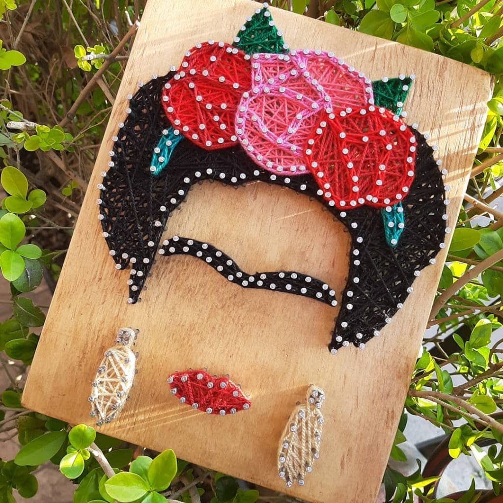 Frida Kahlo Hilorama String Art
