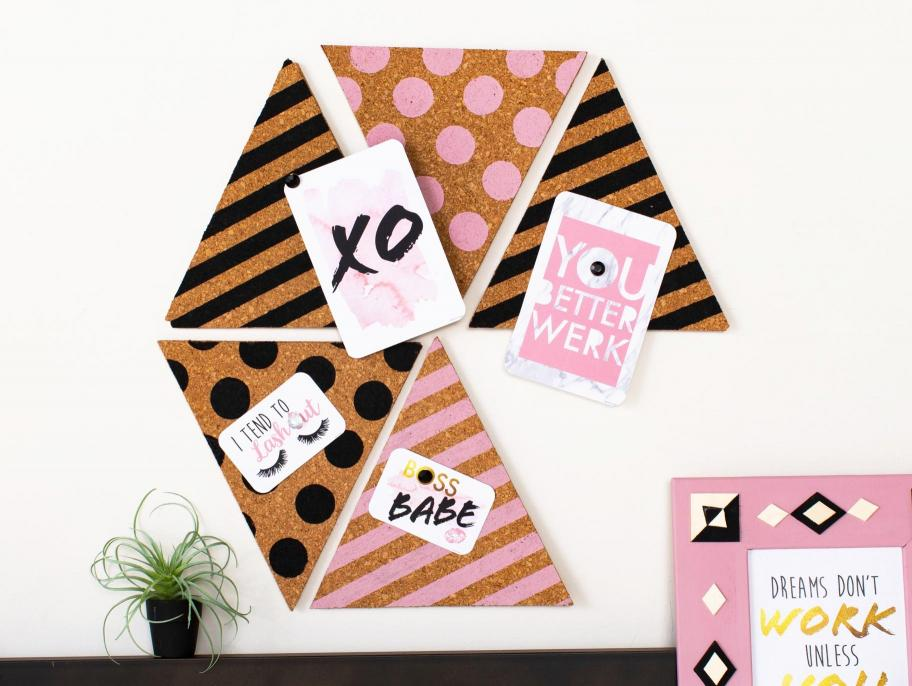 Geometric Corkboard