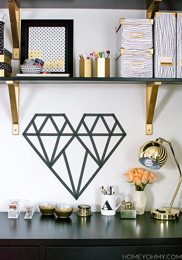 Geometric Heart Math Art