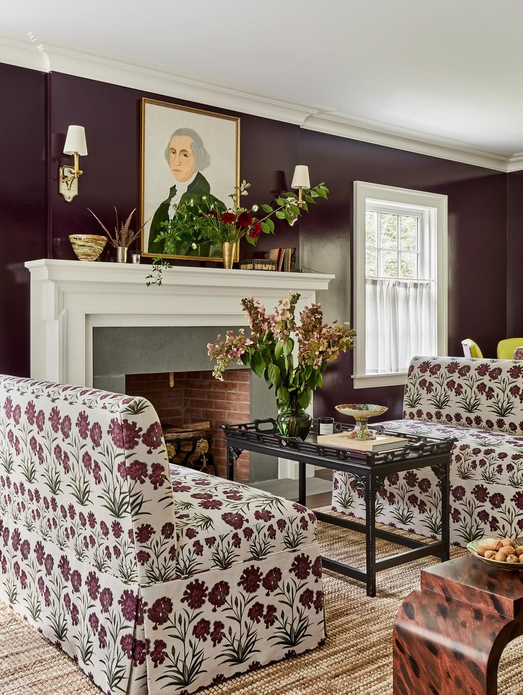 George in Glossy Aubergine