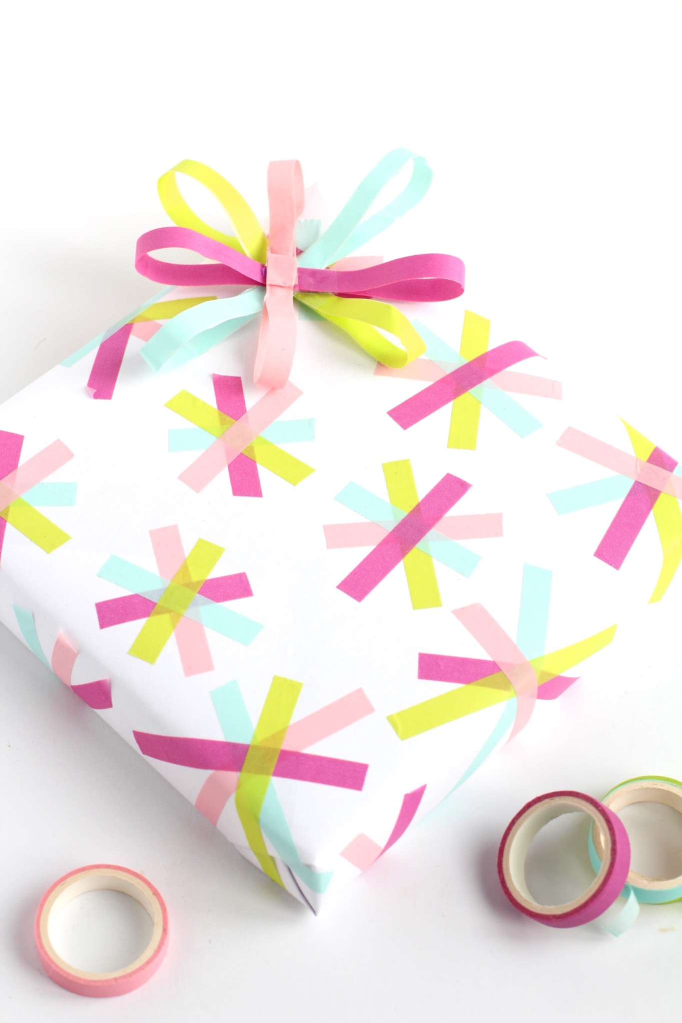 Gift Wrap with Washi Tape
