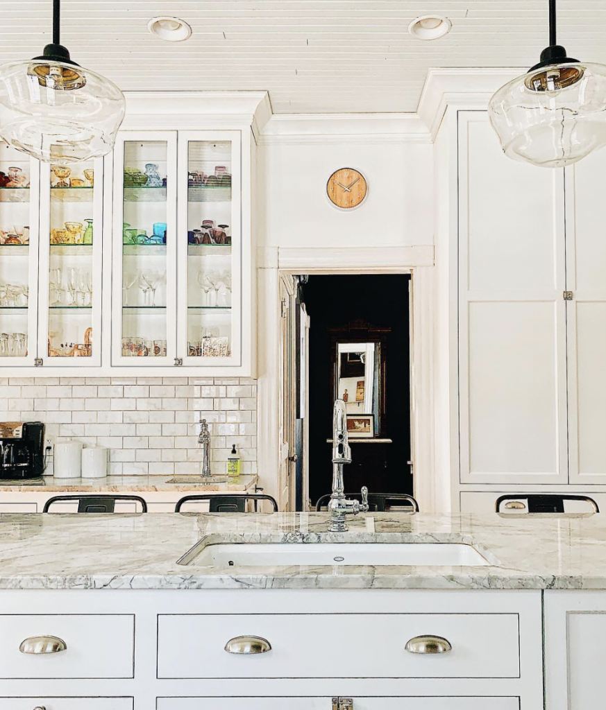 Glass-Top Door Storage Cabinets