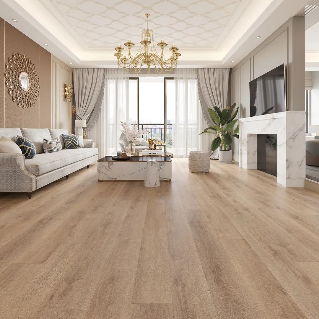 Golden Oak LVP Flooring
