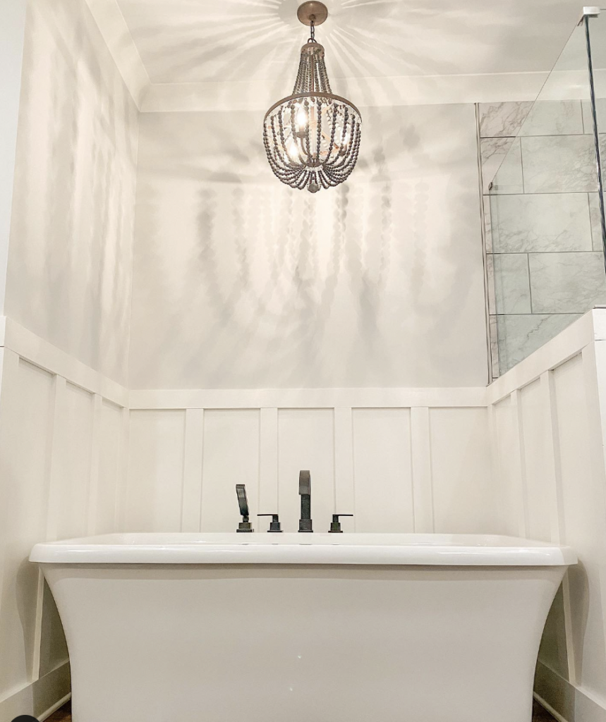 Grey Crystal Chandelier