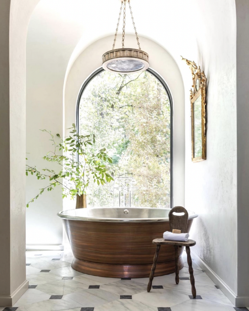 Hanging Brass Bathroom Pendant Light