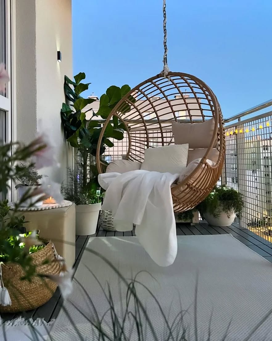 Rattan Egg Chair For Airy Comfort